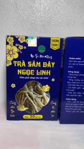 Trà túi lọc sâm dây ngọc linh Bảo Khang (hộp 20 gói) củ sâm dây ngọc linh quà biếu trang trí tết bồi bổ cơ thể tuần hoàn máu