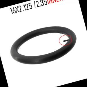 16x2.125/2.35 Inner Tube Thickened Bent Rod Straight Air Valve 16 Inch Electric Bicycle/Electric Motorcycle Inner Tube Tire