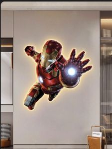 XIANGTUYIN | Marvel Iron Man Wall Art LED Light