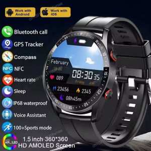 2025 New Bluetooth Call Smart Watch Men 360*360 HD Display Heart Rate Fitness Tracker ECG+PPG Fitness Waterproof Smartwatches