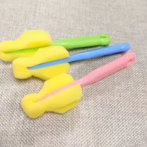 Spons Sikat Gelas Tongkat Pembersih Botol Bayi Spon Cleaner Glass Dot Susu Sponge Serbaguna