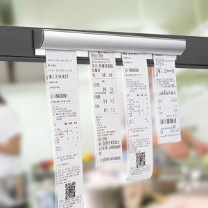 Premium Aluminum Kitchen Menu Clip Holder Receipt Clip No Punching Stick Ticket Check Holder