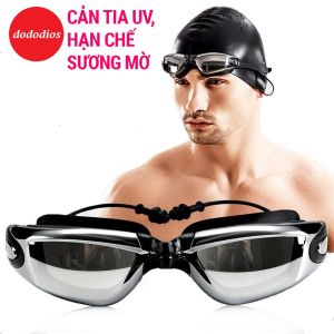 Kính bơi cận thị có độ cận từ 1.5 đến 8.0 mắt tráng gương chính hãng dododios cho người lớn trẻ em cho bé từ 8 tuổi kính bơi cho người cận kính bơi cao cấp cho người lớn