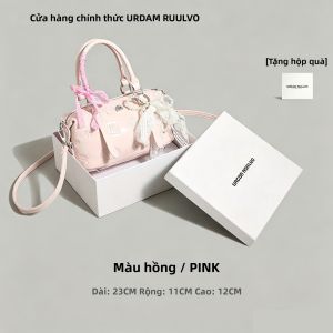 URCDN RDALVO | Túi Xách Đeo Chéo Hình Chó Đáng Yêu Phong Cách Bowling Đơn Giản