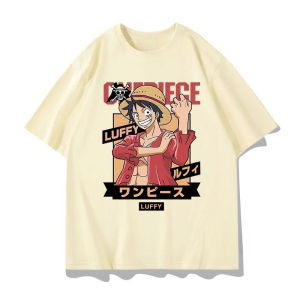 ONE PIECE Animation New Joint T-shirt 2025 Summer Mens and Womens American Trend Loose Casual Parent-child Short-sleeved Top