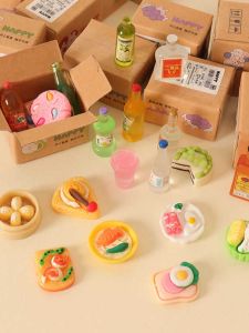 Mini Express Blind Box Creative Surprise Gift Miniature Food Toy for Children Suitable for Above 14 Years Old