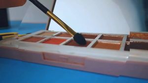 Double-ended Sponge Brush For Eye Shadow Beauty Lip Eyebrow Eyeliner Double-sided / 双头多用途海绵眼影刷 美唇眉眼线刷