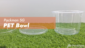 Plastic PET Bowls - 360ml / 500ml - Flat PET Lid / Dome PET Lid - Per Pack of 50pcs - Household Kitchen Food Containers