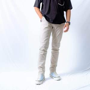 OCT- Celana Chinos Pria dewasa Twill Tebal Premium Strech Meral Slim fit