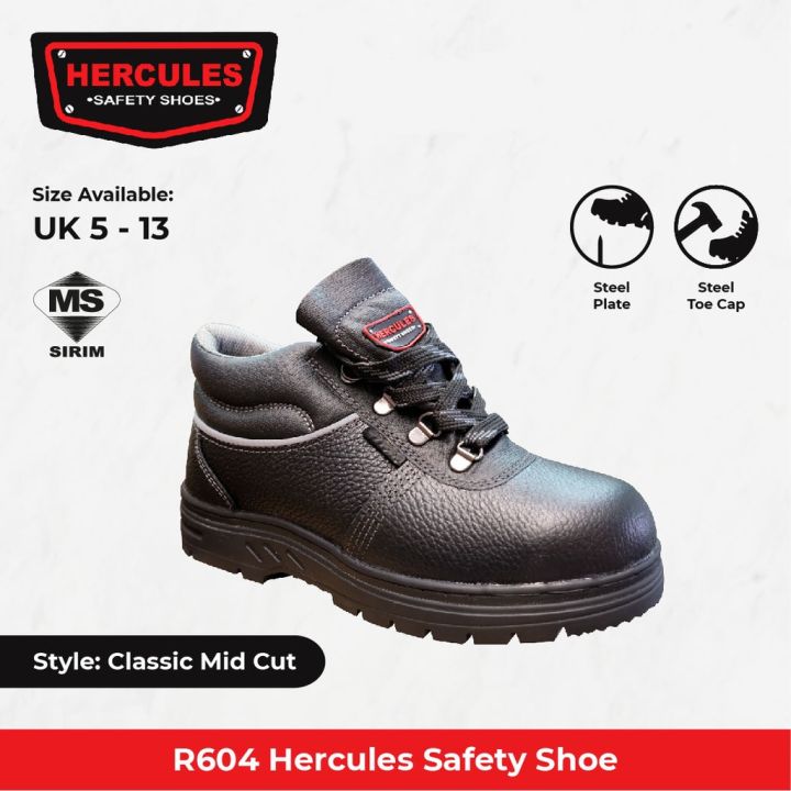 Safety Shoes Hercules R604 Mid Cut (FS604)Kasut Keselamatan | Lazada