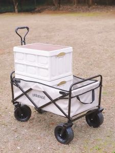 300kg Outdoor Trolley Camping Trolley Outdoor Foldable Wagon Trolley Camping Wagon Tool truck portable Shopping Trolley