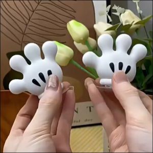 Tempat Sikat Gigi Aksesoris Motif Mickey Palm Rak Sikat Gigi Tempel Dinding HM1018