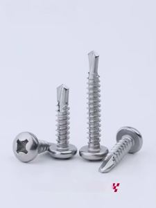 50/20Pcs #8/M4.2 #10/M4.8 Sheet Metal Screws 410 Stainless Steel Pan Head Fast Self Tapping Screws