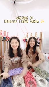 [ GROSIR 100 PCS ] BANDANA SCRUNCHIE - bando korea puff headband ruffle kerut accessories aksesoris