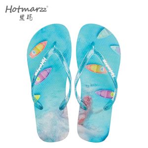 Hotmarzz Womens flip flops PVC anti slip slippers for outdoor wear beach clip on slippers HM7106
