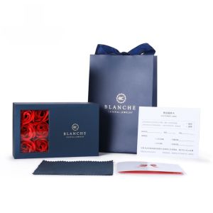 กล่องของขวัญ Blanche Rose Brand กล่องเก็บเครื่องประดับระดับไฮเอนด์ กล่องดอกกุหลาบ ของขวัญวันเกิดปีใหม่ ของขวัญสำหรับแฟนสาว
