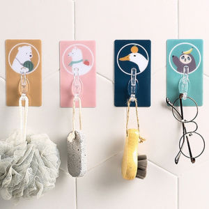 Móc Treo Đồ Hình Thú Dễ Thương Miếng Dán Tường Chịu Lực Siêu Dính Treo Đồ Đa Năng Hình Ngẫu Nhiên