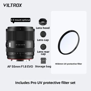 VILTROX | Full Frame 55mm F1.8 Autofocus Fixed Lens