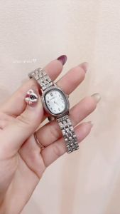 Đồng Hồ Nữ Doukou Mặt Oval Dây Kim Loại Thiết Kế Nhỏ Gọn Phong Cách Vintage Basic Jewelry DH52