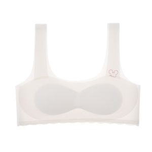 JIAZINI | Girls Seamless Underwear Student Development Stage Childrens Small Vest High School Innerwear No Trace Underarm Protection