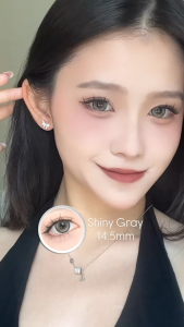 EYESCO 【Readystock🇲🇾Contact lens】E070 Shiny Gray 14.5mm Enlargement｜Grey｜40%｜3 month used｜0-800 power available