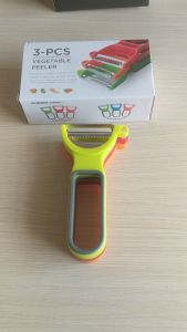 Bộ gọt vỏ trái cây rau củ đa năng 3 trong 1 tiện dụng thiết kế thông minh lưỡi inox JIA HOSE