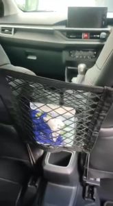 Double Layer Strong Elastic Mesh Net Bag Car Motorcycle Organizer Seat Back Storage Pocket Jaring Kereta Sejagat Safety
