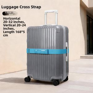Travel Season | Adjustable Luggage Strap With Velcro For Travel Suitcase Reinforcement