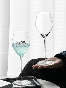 Ultra-Thin Crystal Diamond Wine Glasses European Style Glass Highball Cup for Red Wine And Cocktails Pure Color Beverage Tools