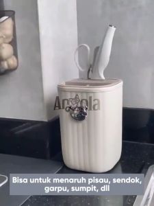 Rak Pisau Sendok Elegan & Minimalis E36 Knife Rack / Tempat Sendok Pisau Serbaguna