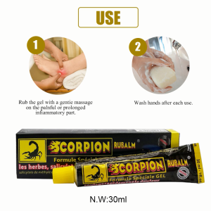 Scorpion Venom Medical Plaster Powerful Pain Relief From Joint Back Knee Balm Care Gel Cream