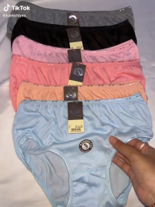 Set 6 PCS Celana Dalam Wanita Polos Nyaman digunakan Ukuran M-XXL