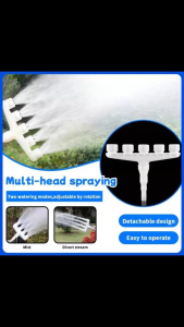 Multi-Function Misting Nozzle High-Flow Spraying For Landscaping Irrigation & Courtyard Cleaning