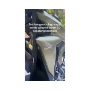 Emblem Wings  Emblem Logo Stiker Honda Wings  Timbul 3D  ( Sepasang )