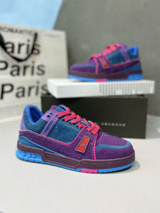 Giày Thường Ngày Nam Mùa Thu 2025 Giày Đế Thấp Da PU Đính Đá Nhiều Màu Giày Thể Thao Thường Ngày Thoáng Khí Thoải Mái