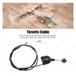 Universal Manual Throttle Control Cable - 3m / 6m Options Heavy-Duty for Excavators Tractors & Boats