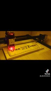 laser engraved repurposed palochina/pallet  signs