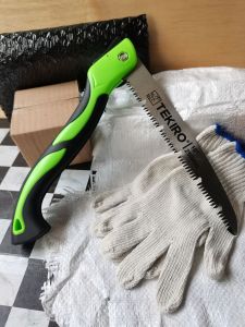 TEKIRO Gergaji Dahan Lipat 10 inch Portable Folding Wood Hand Saw geraji Asli Tekiro Bahan Tebal Bagus