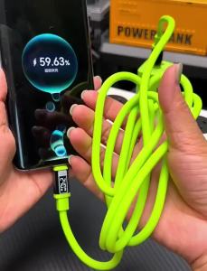 EELHOE | [NC]240W Fast Charging USB Type-C To Type-C Cable With Real-Time Power Display 1.5m For Mobile Phone Fast Charging Cable[NC]
