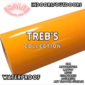 golden yellow sticker motorcycle car motor stickers wrap vinyl decal decals bike diy aquarium waterproof wraps stiker glossy bicycle ebike mugs indoor outdoor custom moto