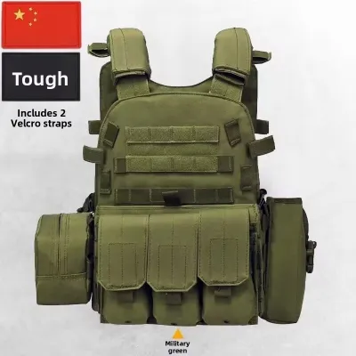 【Leaf Supply 1779872484】 Quick Release Tactical Vest Outdoor Childrens Realistic CS Training Dark Zone Breakout Cosplay Equipment Chest Hang