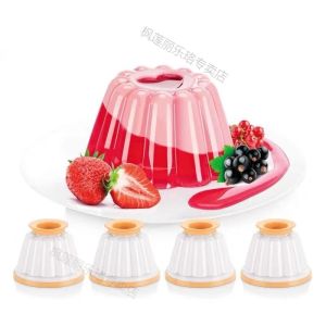 Bakery Double Skin Yogurt Portable Camping Easy Unmoldable Pudding Cup Convenient Simple Creative Baking Cups Disposable Tableware