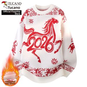 TUCANO | Red Warm Mens Knit Sweater