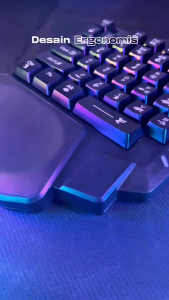 COD SN TECHNOLOGY Mini Keyboard Gaming RGB Mechanical 35 Key - K58