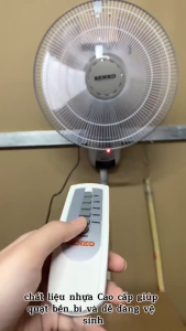 Quạt Treo Tường Senko TR1628 (47W) - Có Điều Khiển Từ Xa 5 Chức Năng Gió Đa Dạng Hẹn Giờ Thông Minh Bảo Hành 24 Tháng