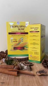 Tropiuspha Slim Classic Đường Ăn Kiêng Năng Lượng Thấp | Hộp 50 Gói 2.5g Dùng Cho Trà Cà Phê Đồ Uống