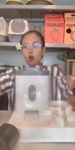 LK028 เครื่องให้อาหาร+น้ำอัตโนมัติสีขาว [5]