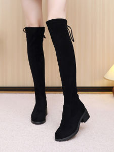 Josiny | Slimming Over-Knee Black Boots