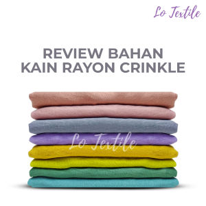 Kain Rayon Crinkle Airflow Cey 0.5 Meter Premium Quality (Seri 2)