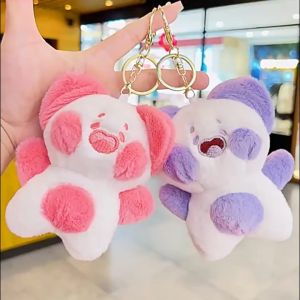 Búp bê nhồi bông hình mèo Dudu mềm mại đáng yêu có móc khóa - kinakid